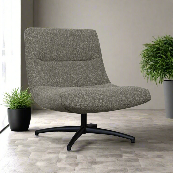 Fauteuil Calix | Grijs Bouclé