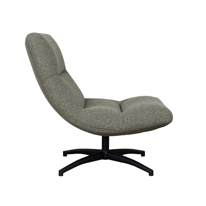 Fauteuil Calix | Grijs Bouclé