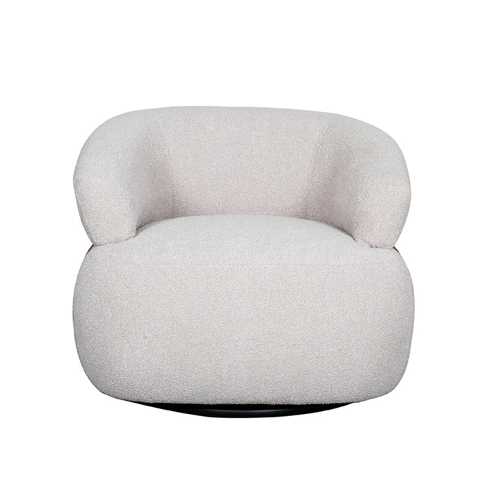 Fauteuil Valenza | Naturel Boucle | Walnoot Eiken