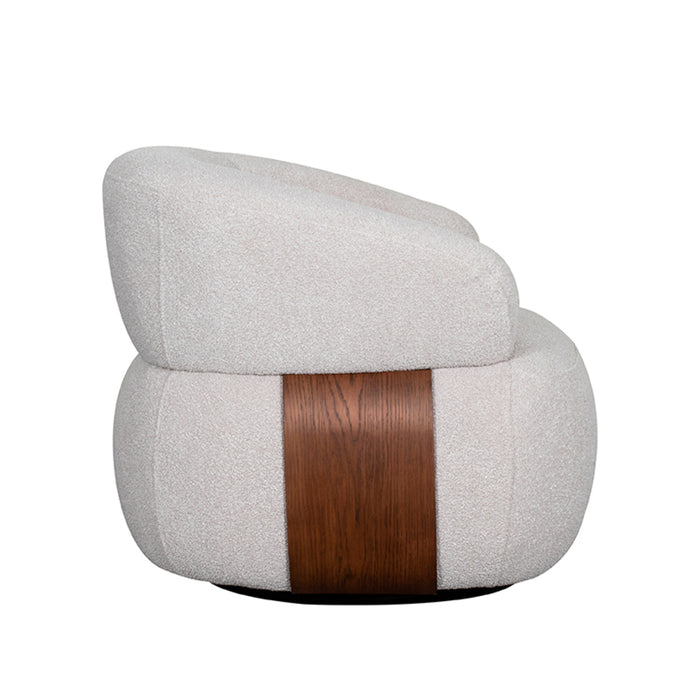 Fauteuil Valenza | Naturel Boucle | Walnoot Eiken