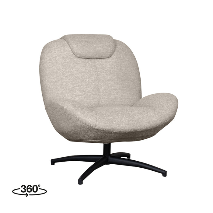 Fauteuil Clayton | Taupe Stof