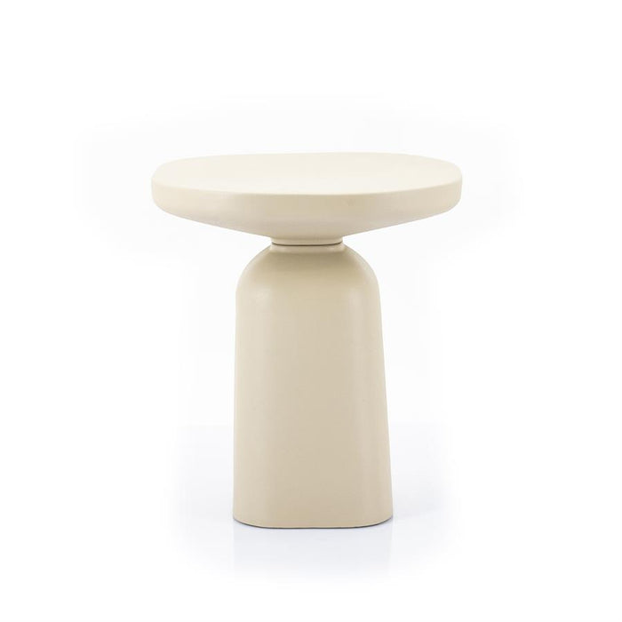 Bijzettafel Squand | Beige Aluminium