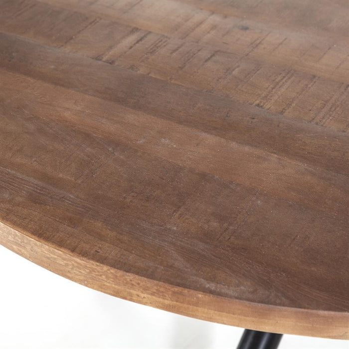 Eettafel Ayra | Naturel Mangohout | Rond