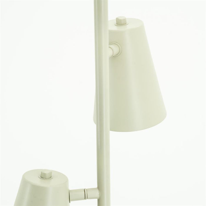 Vloerlamp Cole | Beige Metaal