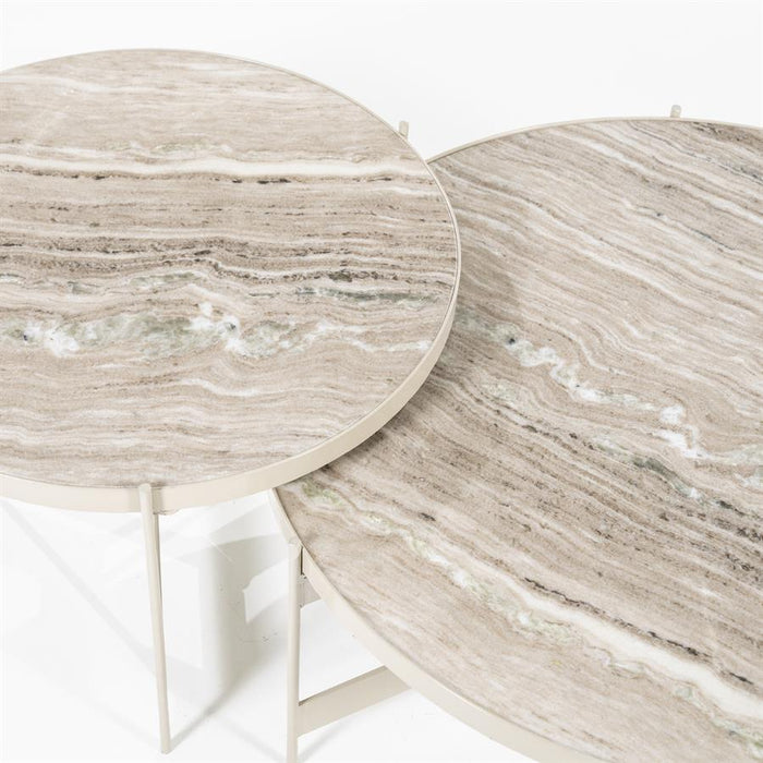 Salontafel Sib | Beige Marmer