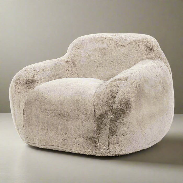 Fauteuil Hug | Taupe Polyester