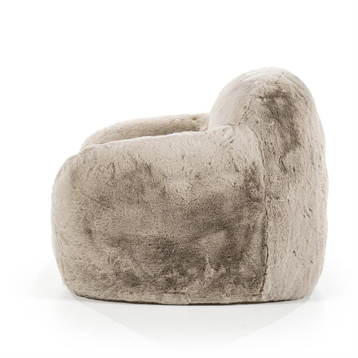 Fauteuil Hug | Taupe Polyester