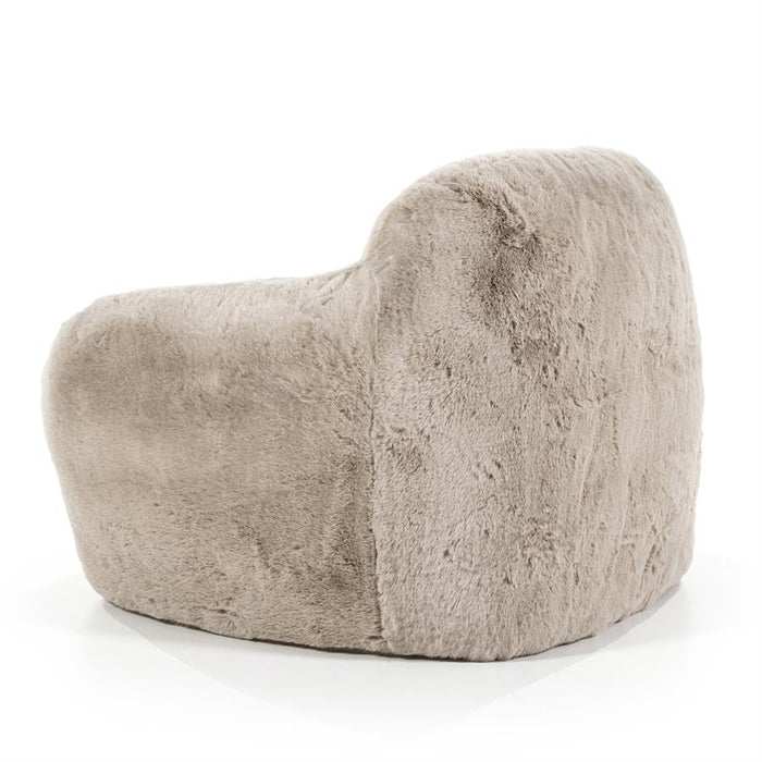 Fauteuil Hug | Taupe Polyester