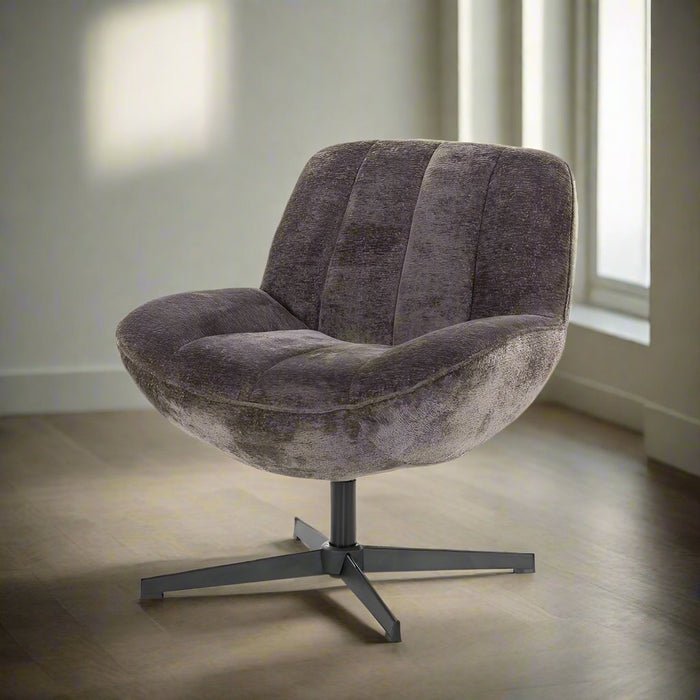 Fauteuil Derby | Bruin Stof