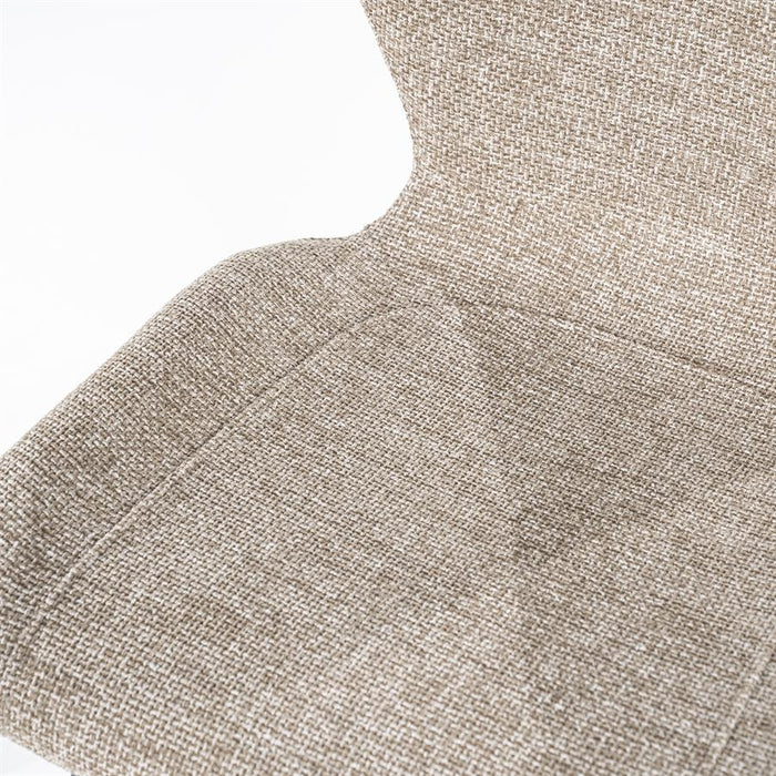 Eetkamerstoel Spinner | Taupe Polyester