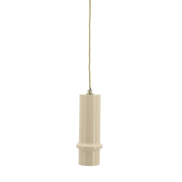 Hanglamp Cylin| Beige Metaal