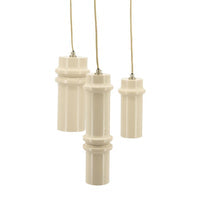 Hanglamp Cylin| Beige Metaal