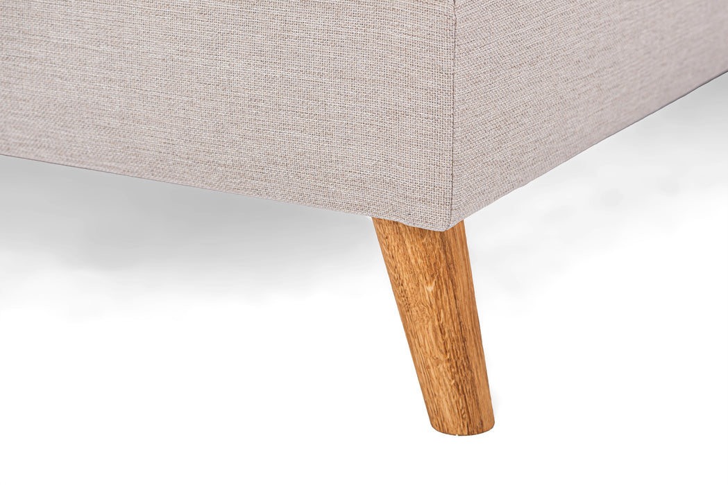 Hoekbank Grace | Poot Eiken | Beige Inari