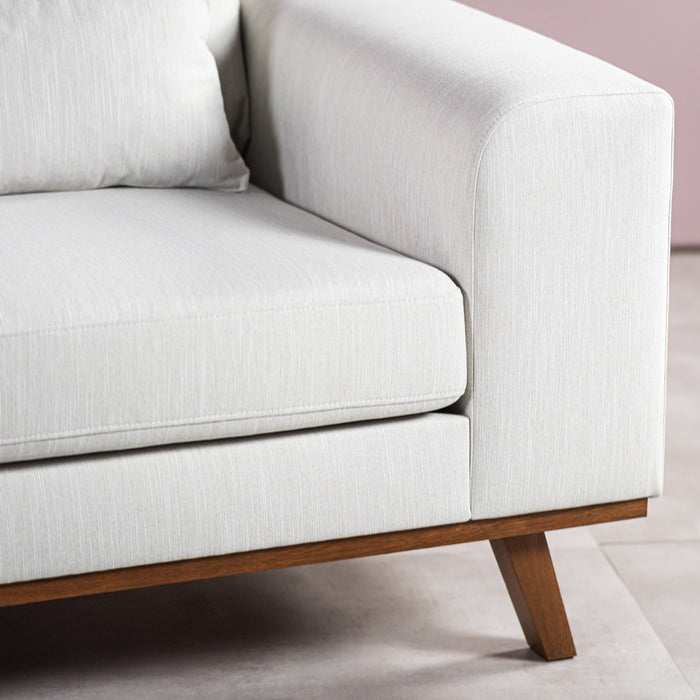 Bank Jenny | Beige Melva | Longchair L+R