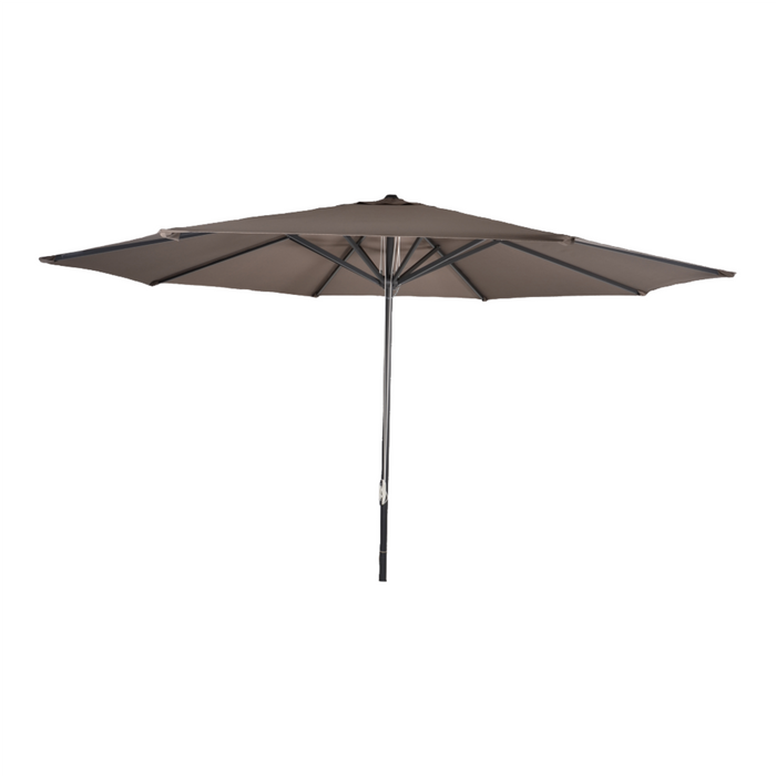 Stokparasol Virgo | Ø4 Meter | Rond | Taupe