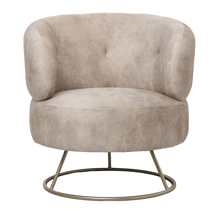 Fauteuil Carice | Beige mét GRATIS Plaid