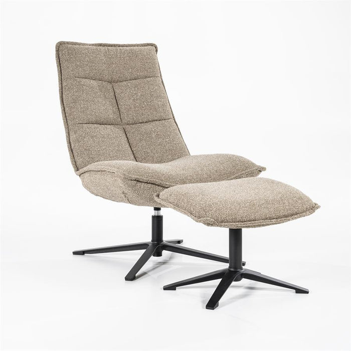 Relaxfauteuil Marcus | Beige Polyester