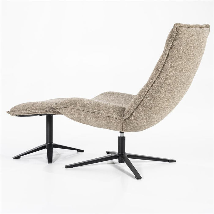 Relaxfauteuil Marcus | Beige Polyester