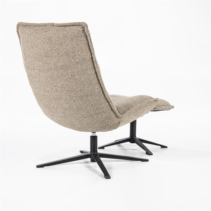 Relaxfauteuil Marcus | Beige Polyester