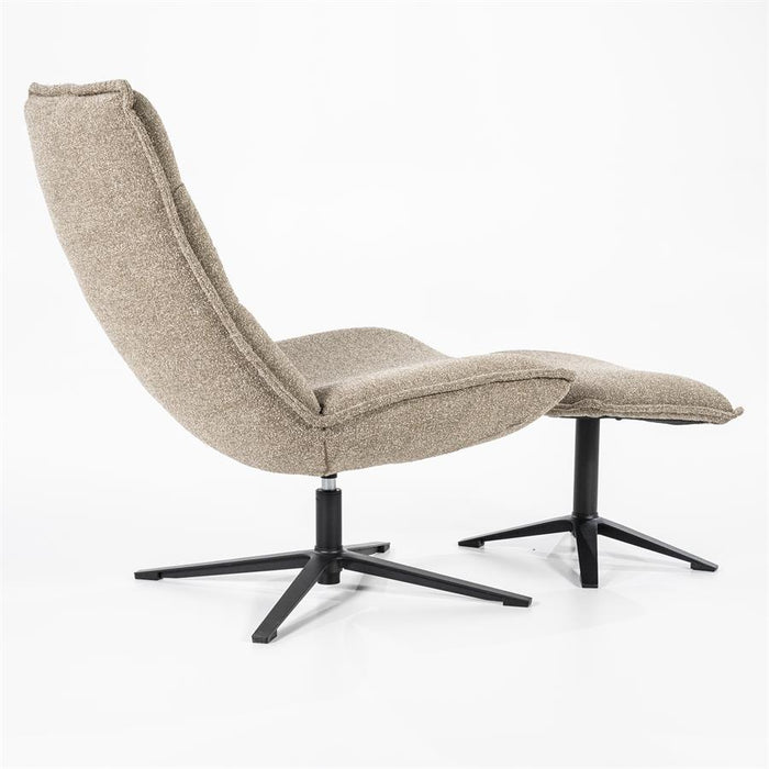 Relaxfauteuil Marcus | Beige Polyester