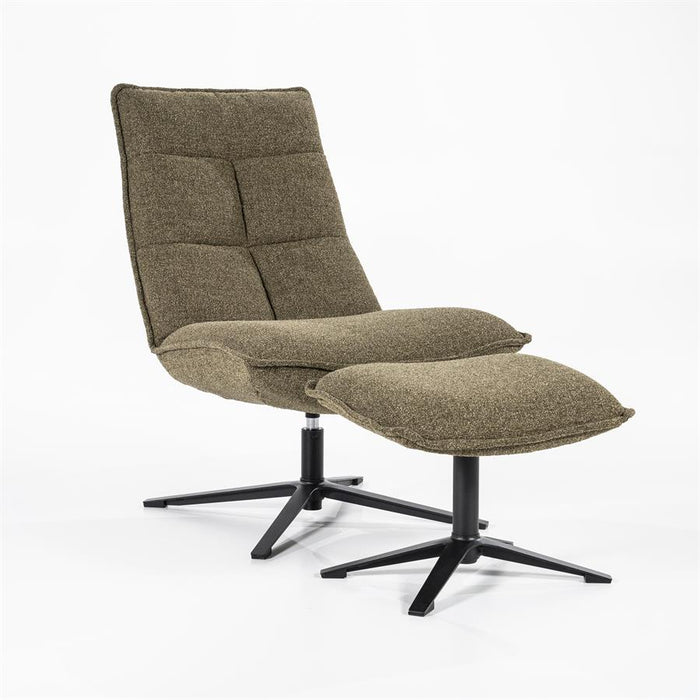 Relaxfauteuil Marcus | Groen Polyester