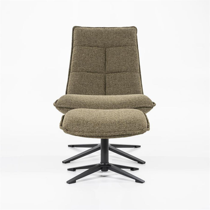 Relaxfauteuil Marcus | Groen Polyester