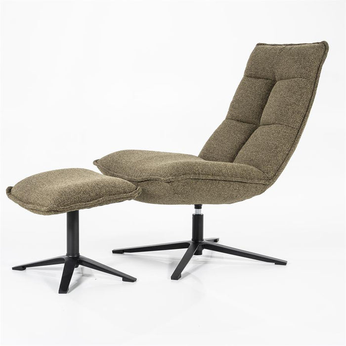 Relaxfauteuil Marcus | Groen Polyester