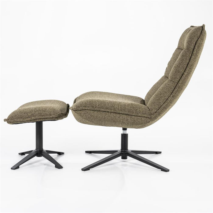 Relaxfauteuil Marcus | Groen Polyester