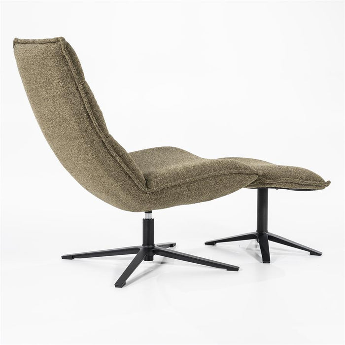 Relaxfauteuil Marcus | Groen Polyester