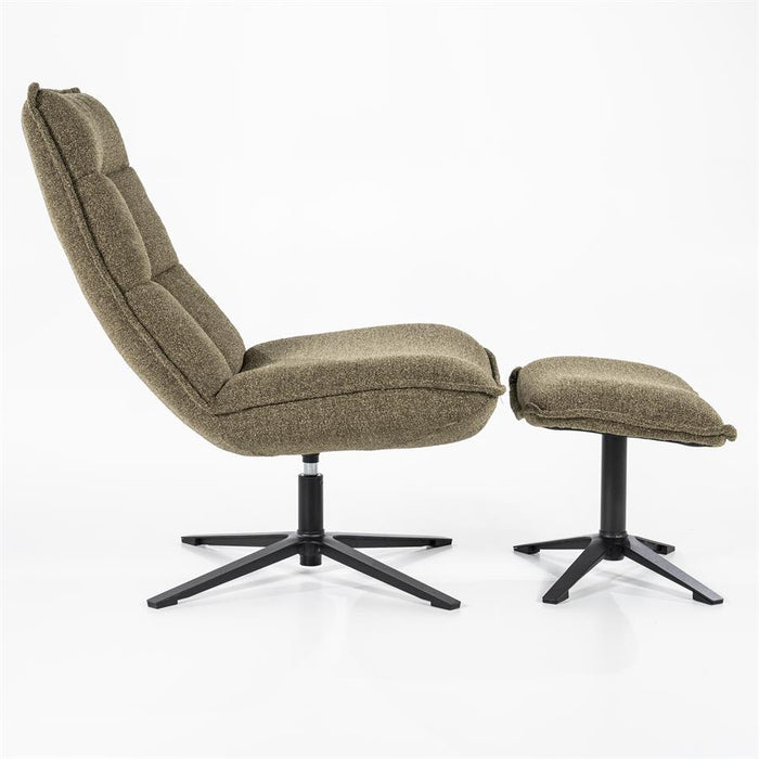 Relaxfauteuil Marcus | Groen Polyester