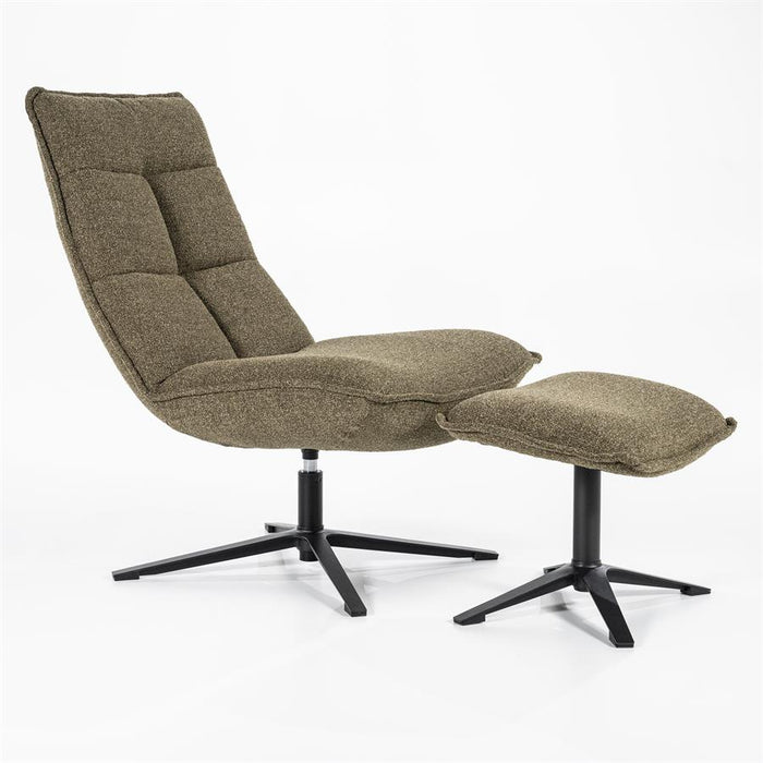 Relaxfauteuil Marcus | Groen Polyester