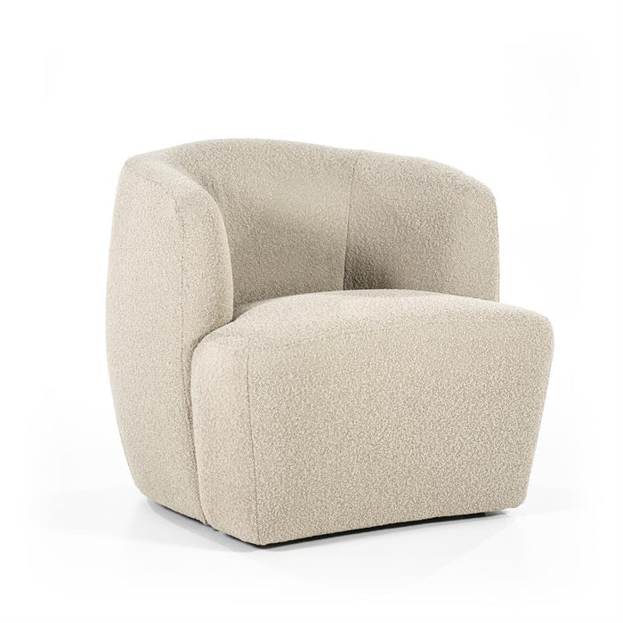 Fauteuil Charlotte | Taupe Stof