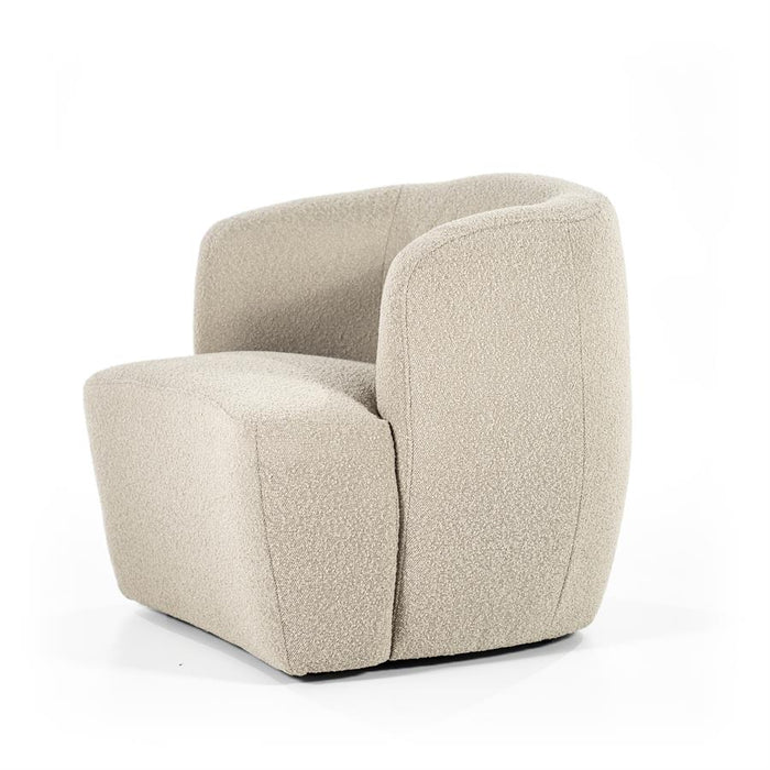 Fauteuil Charlotte | Taupe Stof