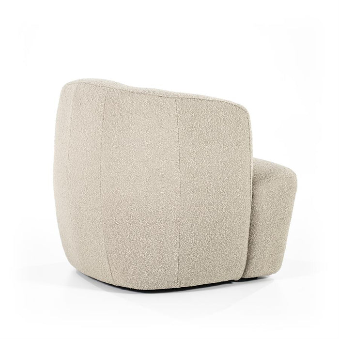 Fauteuil Charlotte | Taupe Stof