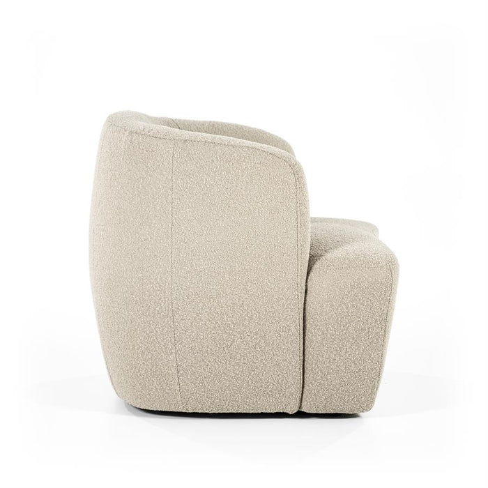 Fauteuil Charlotte | Taupe Stof