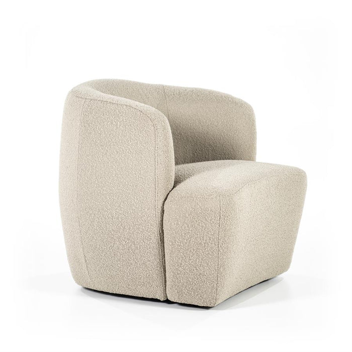 Fauteuil Charlotte | Taupe Stof