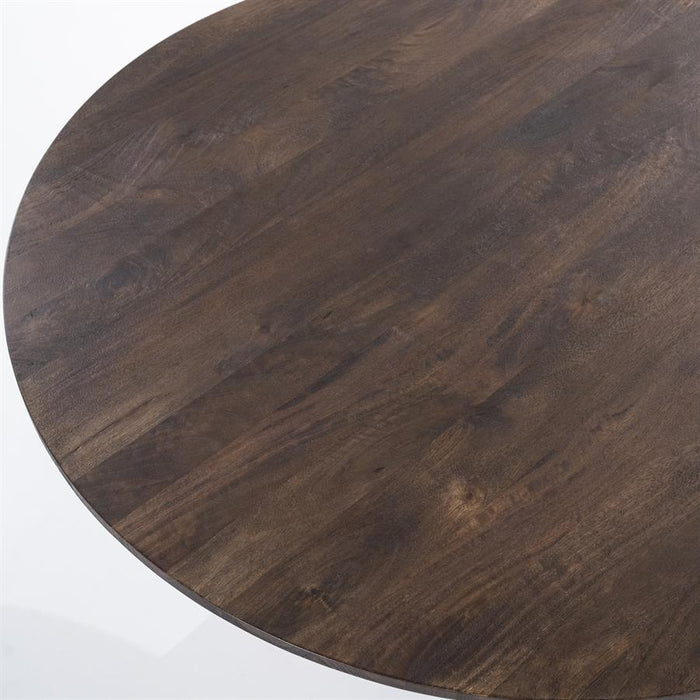 Eettafel Aron | Bruin Mangohout | Rond