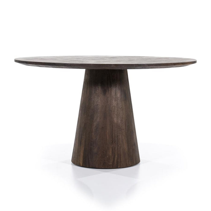 Eettafel Aron | Bruin Mangohout | Rond