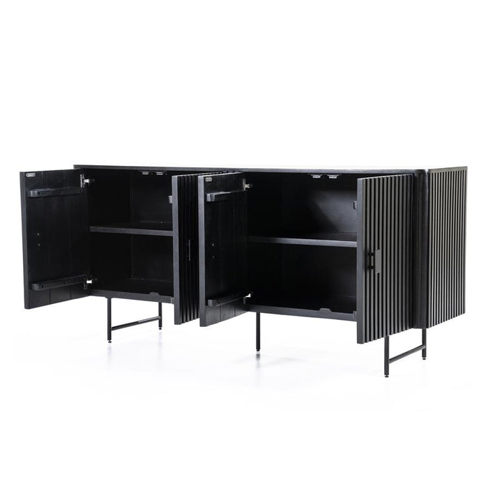 Dressoir Remi | Zwart Mangohout