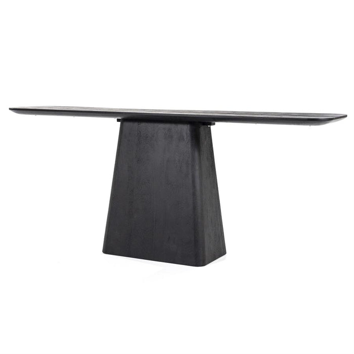 Sidetable Aron | Zwart Mangohout