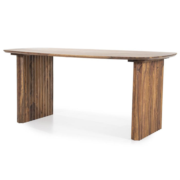 Eettafel Alexander | Bruin Sheeshamhout