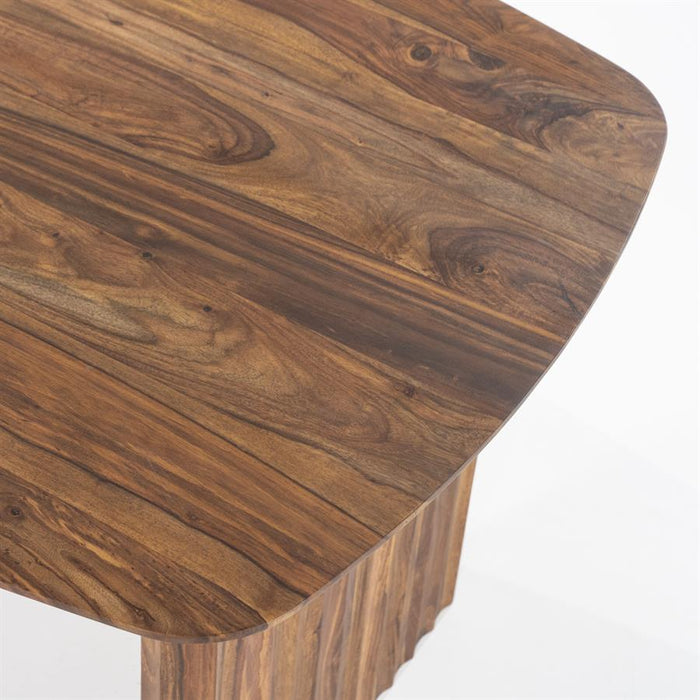 Eettafel Alexander | Bruin Sheeshamhout