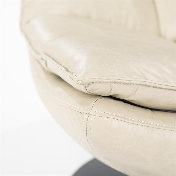 Fauteuil Sven | Beige Leer