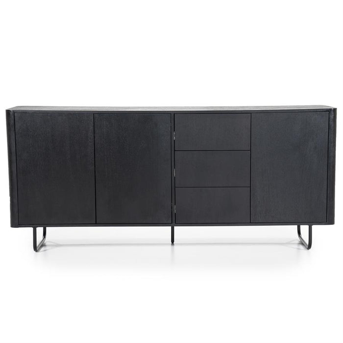 Dressoir James | Zwart Mangohout