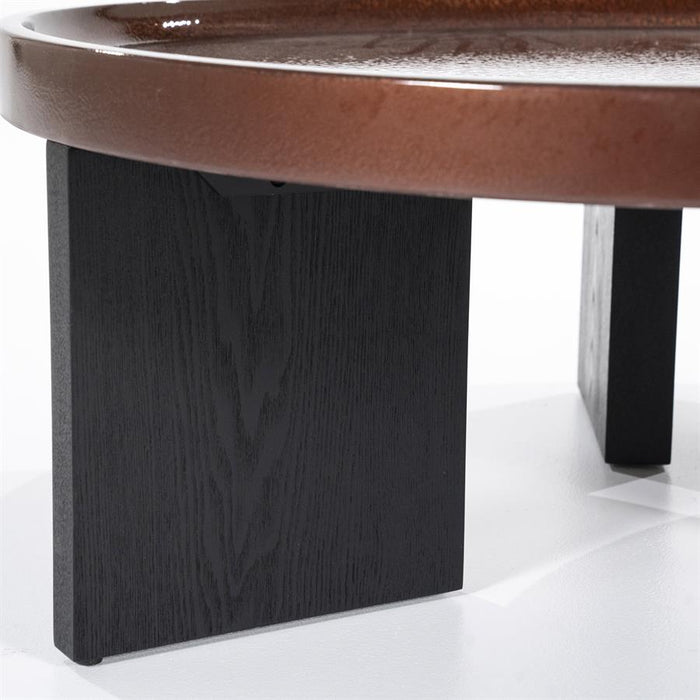 Salontafel Mayson | Rood MDF | Rond | Klein