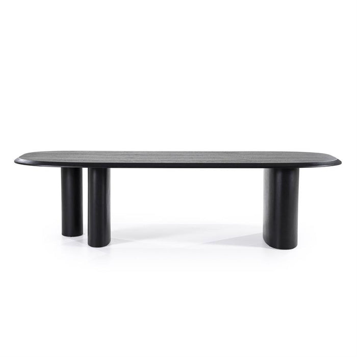 Eettafel Walter | Zwart Eiken Fineer | Deens Ovaal