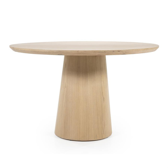 Eettafel Nola | Naturel Eiken Fineer | Rond