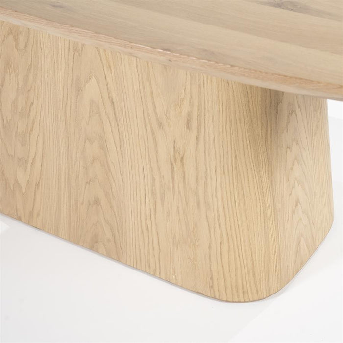 Eettafel Nola | Naturel Eiken Fineer | Deens Ovaal