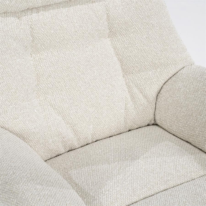 Fauteuil Caleb | Beige Stof