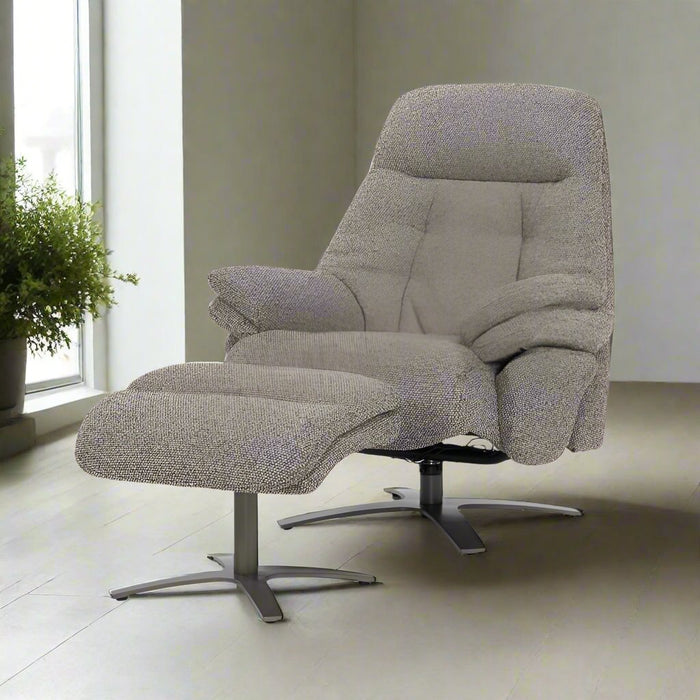 Fauteuil Caleb | Taupe Stof